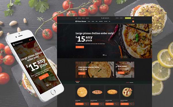 Fooder Advanced Pizza Restaurant OpenCart Theme