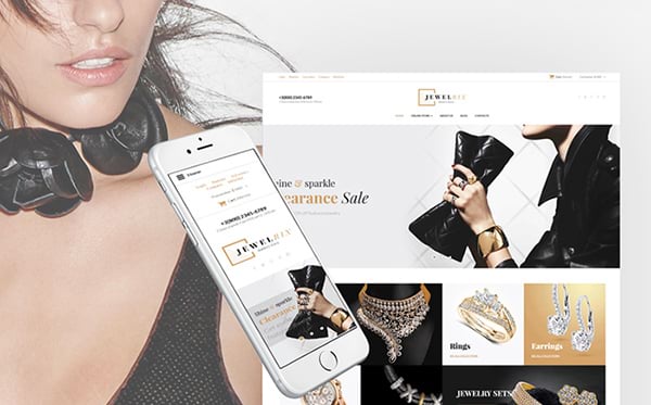 Jewelrix Jewelry Collection VirtueMart Template