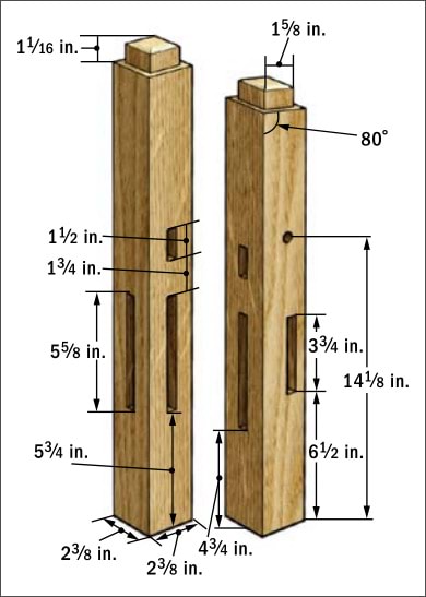 Armchair Leg Details