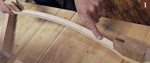 curved wood making jig