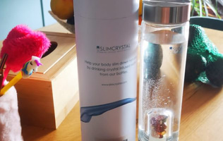 Slim Crystal Water Bottle