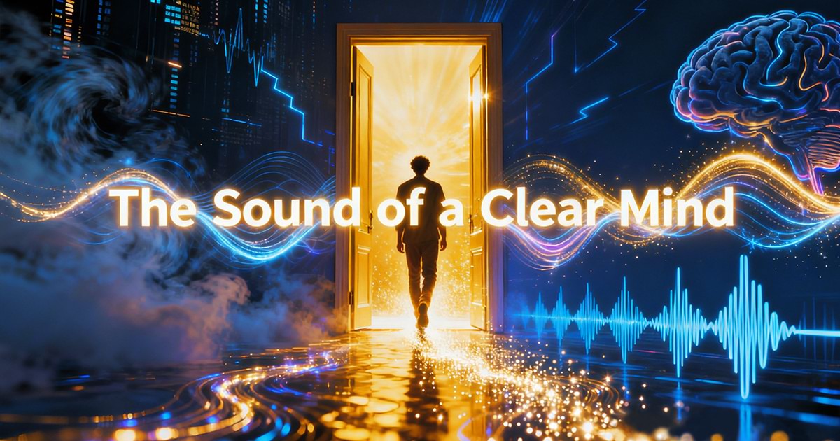 Doorway effect brain wave transformation visualization