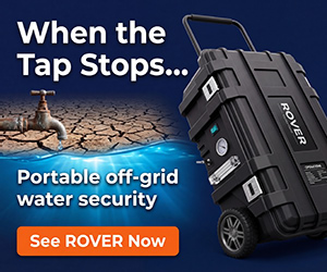 Crystal Quest ROVER - portable off-grid water filtration system