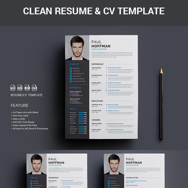 Clean CV/Resume Template