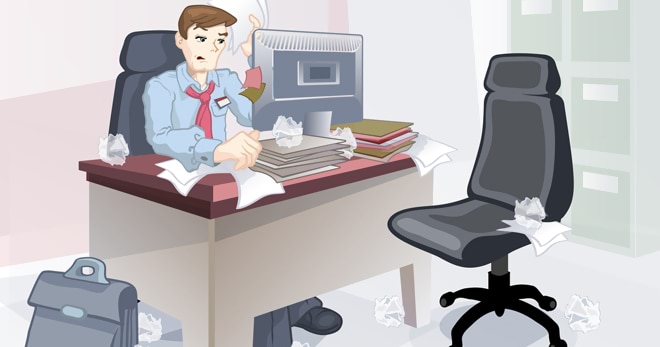 How to organize a cluttered office