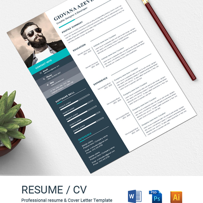 Giovana - Clean Resume Template