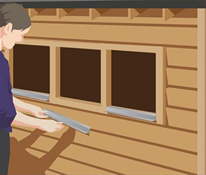 How to install shed windows